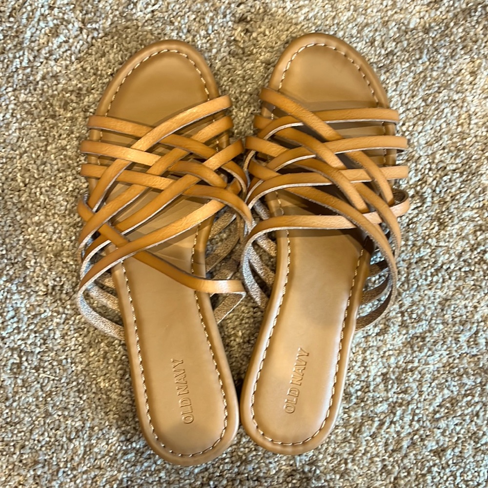 Tan sandals